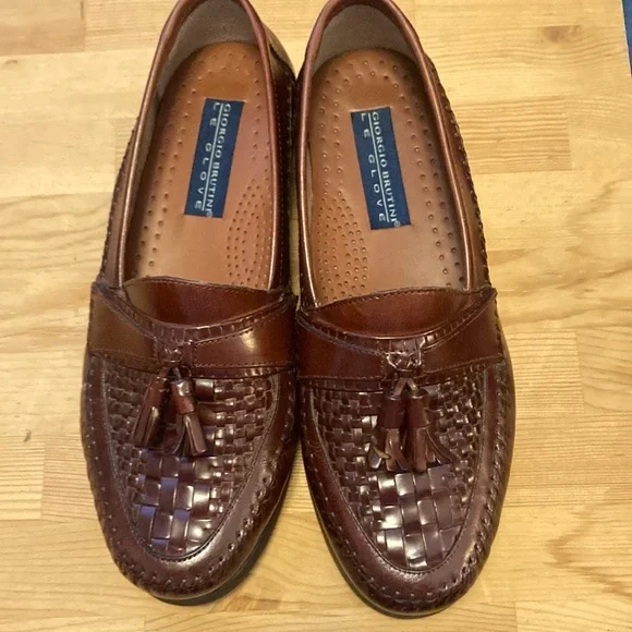 Giorgio Brutini Suede Lace Up Loafers - Blue With Contrast Stitching Size 12 Vintage 1990s Giorgio Brutini Loafers Size 9 1/2 Men Black  main image 2